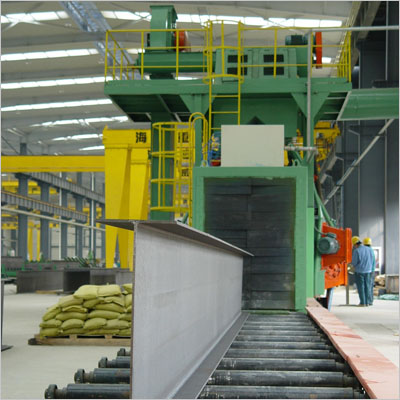 H型鋼拋丸機(jī)，工字鋼專用拋丸清理機(jī)
